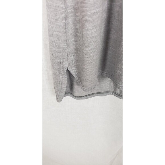 Eileen Fisher Tank Top Large Gray Hemp Cotton Scoop Neck Casual Slub Autumn Fall - Picture 4 of 8